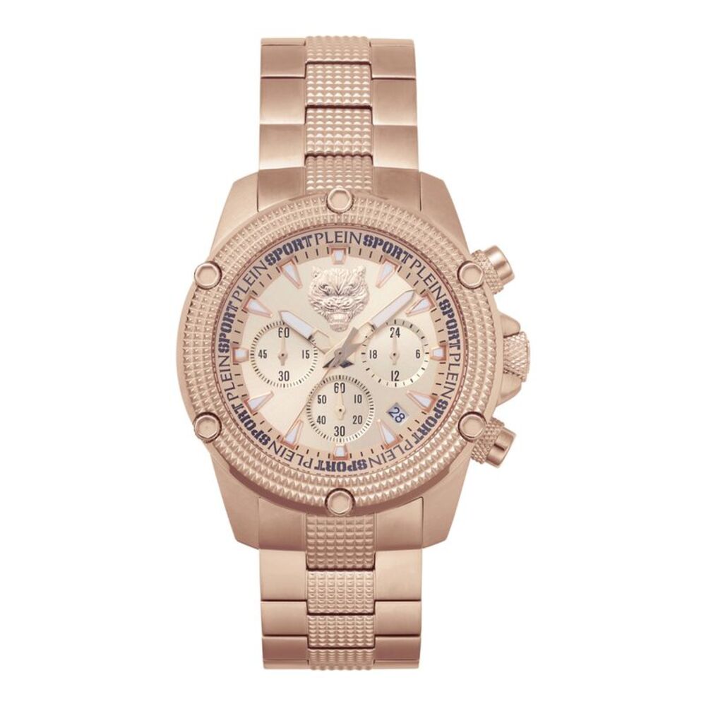 Plein Sport Hurricane Chronograph Watch Rose Gold Mens